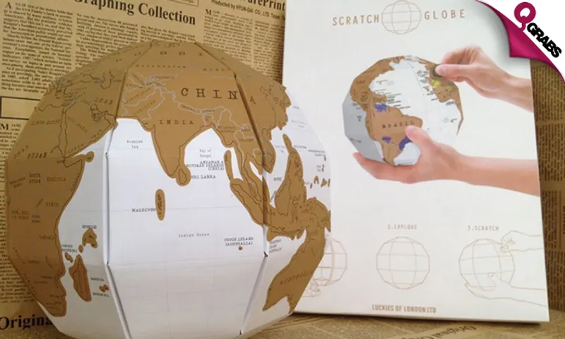 DIY Scratch-off World Globe!